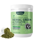 Dyr Essentials Herbal Grønn Alternativ for Hunde & katter - Super Greens pulver Herbal Supplement med Spirulina, Antioksidanter, Klorofyll - 12 Oz