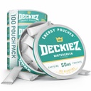 Deckiez Energi Pouches, 5 Cans (100 krukker), sukker gratis koffein Supplement, Kaffe Pouches & Energi Drikke Alternativ, 50 mg Koffein Pouches, Wintergreen Flavor