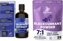 Jungle pulvere Wild Bilbær ekstrakt for øyne USDA Økologisk 3.4oz Blackcurrant pulver Bundle fryse tørket svart currant ekstrakt for smoothies