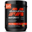 MuscleTech Pre-Workout pulver, Vapor X5 - Sports Nutrition Muscle Building Kosttilskudd for kvinner og menn - Intense Muscle Pump Energy Powder Drink Mix - Miami Spring Break, 272g (30 Serveringer)