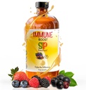 Grønn Peach flytende immunstøtte for barn – organisk eldrebær Syrup med vitamin C, D, E & sink | Todler & Infant Immun Booster