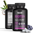 Premium Biotin 5000 mikrog Beauty Complex med kollagen, keratin, hyaluronsyre, vitamin A, D3, B-Complex, Calcuim & Coconut olje. Håret vekst, negler, hud. For menn og kvinner. 60 Softgels