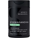 Sportsforskning ® Ashwagandha Softgels med kokos MCT-olje - naturlig adapter laget med Shoden® Ashwa for avslapning, rolig og søvnstøtte - Glutenfri og vegansk vennlig - 60 greve