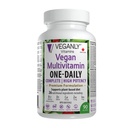 Vegan Multivitamin One-Daily, (90 Veg Tabletter). Komplett ernæringsstøtte for plantebaserte, vegetariske eller vegetariske dietter. 26 Essentials med høy styrke i B12 & D3.