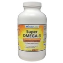 Super Omega-3 Marine Lipid Concentrate - Molekylært destillert | Farmasøytisk Grade | Inneholder: EPA 265mg DHA 170mg - 270 Softgels