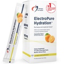 Designer for helse ElectroPure Hydration Packets, Clementine Flavor - Electrolytes pulver med vitamin C, magnesium, sink og kalium - med Stevia og Monk Fruit Sweetener (14 Stick Packets)