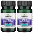 Swanson jern (ferrous fumarate) - Mineral Supplement som fremmer energistøtte - høy-konsentrasjonsformula assister i oksygenlevering og fettsyremetabolisme 60 Sgels (2 pakke)