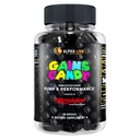 ALPHA LION Gains Candy, Supplement piller for muskelpumpe og blodstrøm, Nitric Oxid Booster, støtter mental fokus, bruk daglig for å oppgradere trening ytelse, 63 kapsler (nitrosigine)