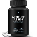 Høyde Assist - Høyde Sykdomsforebygging - Relief for Fjellsport (Skiing, Snowboarding, Climbing) - Ikke GMO, Vegan, Keto - Formula for akklimasjon, Høyde Sykdomstilskudd - av HumanX