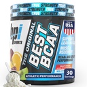 BPI Sports beste BCAA pulver - Muskelgjenvinning støtte - grened kjede Aminosyrer | Byggeblokker av protein og muskel - post trening gjenoppretting - Hydration - Fruit Punch, 30 Services