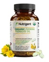 Organic Aften Primrose olje Supplement, 940 mg 100% ren med 10% GLA, høy absorpsjon flytende organiske kapsler, fremmer kvinners helse og hud helse, kalde presset, 60 tel