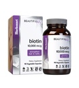 Blåbonnet Ernæring Vakker alliert Biotin 10 000 mcg, styrke hår og negler*, ikke-GMO, Vegansk, Kosher-sertifisert, Glutenfri, Soya-fri, 90 Grønnsaker Capsules, 90 Services