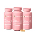 HAIRtamin MOM Vegansk Prenatal & Postnatal Multivitamin Kapsler & Håret Vitaminer, Postpartum, Brystmating, Hår Nagler og Hudvitaminer for kvinner med biotin, sink, jern (3-Pack)