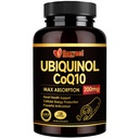 Ubiquinol CoQ1-0-200mg-Softgels med vitamin E & Omega 3, høy absorpsjon koenzym Q10 støtte hjerte helse og energi-produksjon kraftig-antioksidant, 120 greve