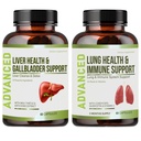 Lung Helse & Immune Support Supplement - Lung Cleanse og Detox Med Immunitet Vitaminer For Bedre Lungs, Immunforsvar, Clear Lungs & dyp puste inkludert Quercetin & Cordyceps. To måneders forsyning