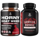 Bungle av Horny Goat Weed ekstrakt kompleks for menn og kvinner forbedret energi og utholdenhet og ekstra styrke testosteron booster for menn for muskel utvidelse utholdenhet og styrke