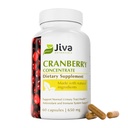 Jiva Botanicals konsentrert Cranberry Supplement - 650 mg Cranberry Powder Extract piller for kvinner - høy styrke for normal urinveistrakt helse - 60 kapsler (pakke med 1)