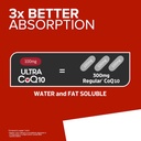 Qunol CoQ10 100mg Softgels Ultra 3X Bedre absorpsjon Coenzym Q10 kosttilskudd - Antioksidant Supplement for vaskulær og hjerte helse og energi produksjon - 2 måneders forsyning - 60 teller (pakke med 2)