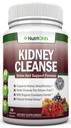 KIDNEY CLEANSE - Detox og støtte for urinveistrakt, Blader og nyrer - Alt naturlig Herbal Supplement Formula med organisk tranebær, Astragalus, Turmeric, Goldenrod, Grusrot, Juniper og mer