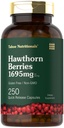 Tahoe Nutritionals Hawthorn Berry Capsules | 1695mg per servering | 250 Count | Ekstrakt Supplement for kvinner og menn | Ikke-GMO, Glutenfri ekstrakt