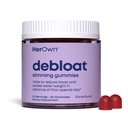 hennes egen Debloat Gummy, Bleating and Gas Relief, bidrar til å redusere vanntetthet, støtter energi, med Apple Cider Vinegar og Dandelion, Gluten og Soy Free, Vegan, 60 Gummies, 60 Services