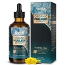 Mullein Drops for Lungs, Støtte Lung Cleanse / Detox & Respiratorisk funksjon for sunn puste - Mullein Leaf Extract for Lungs-2 floz