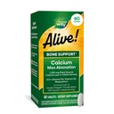 Naturens vei levende! Kalsium Max Absorpsjon, Plantekilde Kalsium, vitamin D3 & K2, Magnesium, Beinstøtte*, 60 tabletter (Packing May Vary)