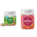 OLLY Fiber Gummy Ringer 50ct & Laser Focus Gummy 36 greve