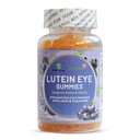 Lutein Øye Gummies, Blåbær Flavor Eye Care Gummies med Lutein & Zeaxanthin for voksne, 60 Count