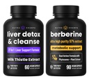 NutraChamps Liver Cleanse & Detox Capsules & Berberine Kapsler