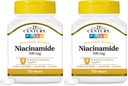 21st Century Niacinamid 500 mg Langvarige releasetabletter, 110-tall (pakke med 2)