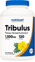 Nutricost Tribulus Terrestris Extract 1500 mg, 240 kapsler - 45% Saponins, 120 serveringer, ikke-GMO, Glutenfri