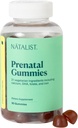 NATALIST Prenatal Gummies for hennes daglige preconception & Graviditet Formula Kvinners Multivitaminer + DHA Omega-3 fra Algae - Blandet Berry, Vegetarisk, Glutenfri, Ikke-GMO - 90 Count