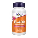 NU Kosttilskudd, vitamin E-400 IE, D-Alpha Tokoferyl, Antioksidant Beskyttelse, Softgels, 100 greve (Pack of 1)