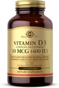 Solgar vitamin D3 (Cholecalciferol) 10 MCG (400 IE), 250 Softgels - Hjelper å opprettholde sunne bein og tenner - Immunsystemstøtte - Ikke-GMO, Glutenfri, Dairy Free - 250 Services