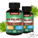 Saw Palmetto Supplement, så Palmetto Extract 750 mg, med Lykopen, Pumpkin Seed pulver, for menn og kvinner,Non-GMOs & Gluten, Vegan, 90 Count Capsules (Pack of 2)