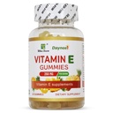 Vitamin E Gummies 268mg, Delicious, Vegansk, Ikke-GMO, Voksen Gummy kosttilskudd, Immune, Hud & Øye støtte, 60 greve