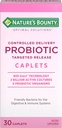 Naturens Bounty probiotiske, kontrollert levering kosttilskudd, støtter digestive, intestinale og immune helse, 30 kapler, 30 totale serveringer