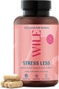 WILE Menopause & Perimenopause Kosttilskudd for kvinner med Ashwagandha - Stress Relief med svart cohosh - Premenopausal støtte for forbedret humør, søvn, hormonbalanse - Vegan, 30 serveringer