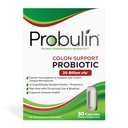 Probulin Colon støtte Daily Probiotic + Prebiotic + Støtte Gut Helse, Av og til Gas og Bloating - 20 milliarder CFU - 12 Strains, 30 Vegan Kapsler