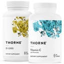 THORNE - immunstøtte Combo - vitamin D3 & vitamin C blanding for sunn immunfunksjon - 30 til 90 serveringer