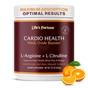 Livets Fortune 5000mg L- Arginine Supplement pulver & 1000mg L-Citrullin, høy potens Nitric Oxid Helse Booster, utholdenhet, trening ytelse, naturlig oransje flavor (20 serveringer)