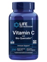 Livsforlengelse vitamin C og Bio-Quercetin®, kariovaskulære helsetilskudd, immunstøtte, høyabsorberbar, quercetin, vitamin C, Glutenfri, ikke-GMO, vegetarisk, 250 tabletter