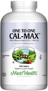 Maxi Helse 500 mg Kalsium Supplement med vitamin D3 (1000 IE) og magnesium (500 mg) - Bein, tenner og felles støtte for menn og kvinner - 240 tabletter