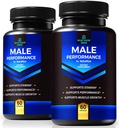 (2 Pack) Blå Vigor Max piller for menn, all-natural formel for mannlig trening og utholdenhet, Premium kapsler for daglig ernæring, ytelse og energi, Offisielt tillegg for mann vurderinger (120 kapsler)