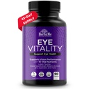 HerbaMe Eye vitaminer Supplement med Lutein, Bilbær, Beta Caroten, L-Taurin, Sink og Quercetin, 90 kapsler, Støtter Visjon, Okulær og Macular Helse, hjelper Eyes Filter Blått lys