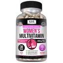 Kaya Naturals Women's Multivitamin, generelt Sunn Antioxidant, og immunstøtte, Vitaminer A, D, C, E, Biotin, Folinsyre, & Multi-Mineral, Energi og Metabolisme Vitamin Supplement 30