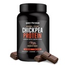 Sport Formula Chickpea Protein pulver, organisk og vegansk plante basert protein, alle naturlige protein pulver med essensielle aminosyrer, sjokolade flavor, bare 2 netto karbohydrater med 21 gram protein