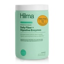 Hilma Daily Fiber og Digestive Enzymer, Fiber Supplement pulver med prebiotika og enzymer formulert med Psyllium Husk og Acacia, Glutenfri, Vegan, FSA kvalifisert, Digestiv støtte, 30 Tjenester