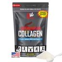 FysiVantage Supercharged Collage Peptides pulver - Hydrolysert kollagen for felles, Tendon, Ligament, & Hud Helse Support - Unflavored, Keto, Paleo, 16oz | Forbedret med vitamin C, BCAA, Grass-Fed